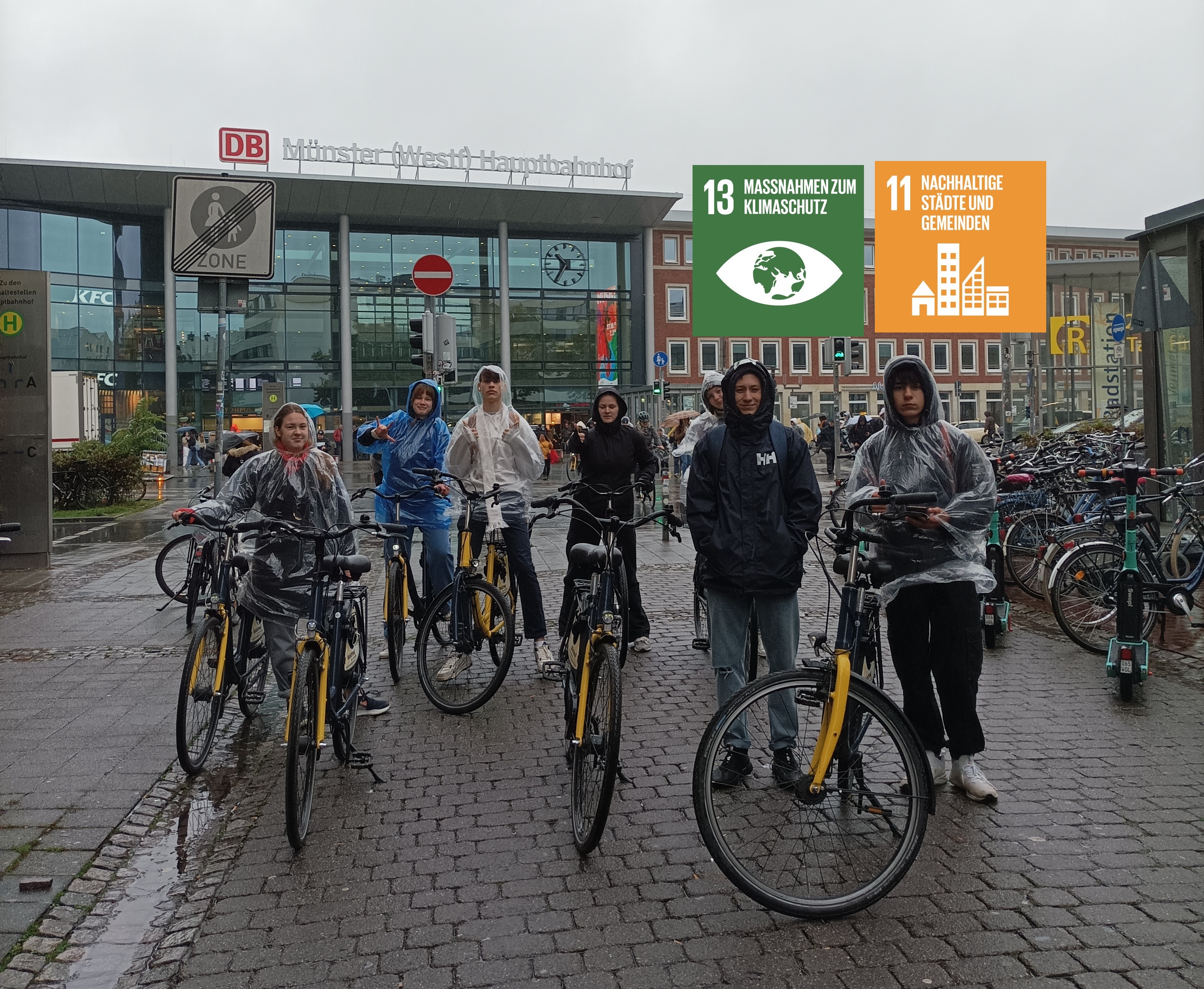 Nachhaltige Mobilität . In Münster unterwegs mit dem Rad 