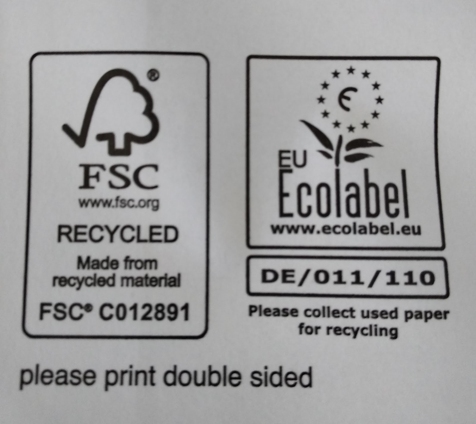 Recyclingpapier 
